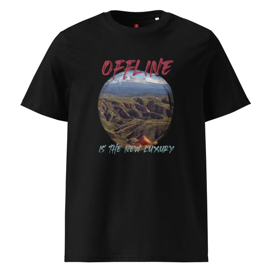 Digital Detox Eco T-Shirt | GOTS Organic Cotton | Mountain Art